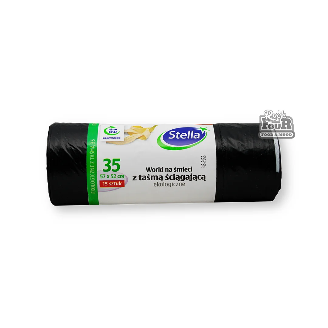 Garbage bags with tying handles "Stella" 15pcs 35l